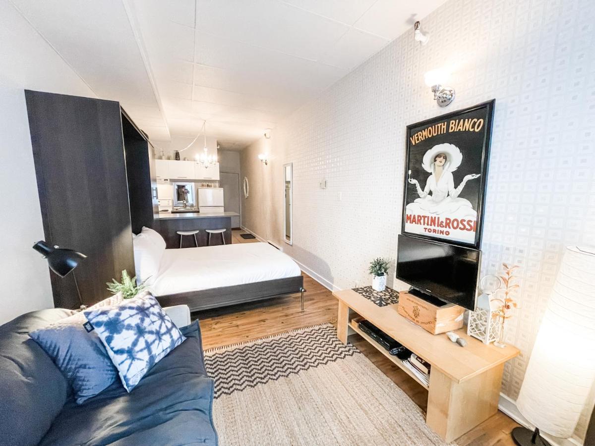 Apartament Les Lofts De La Cite Québec Zewnętrze zdjęcie