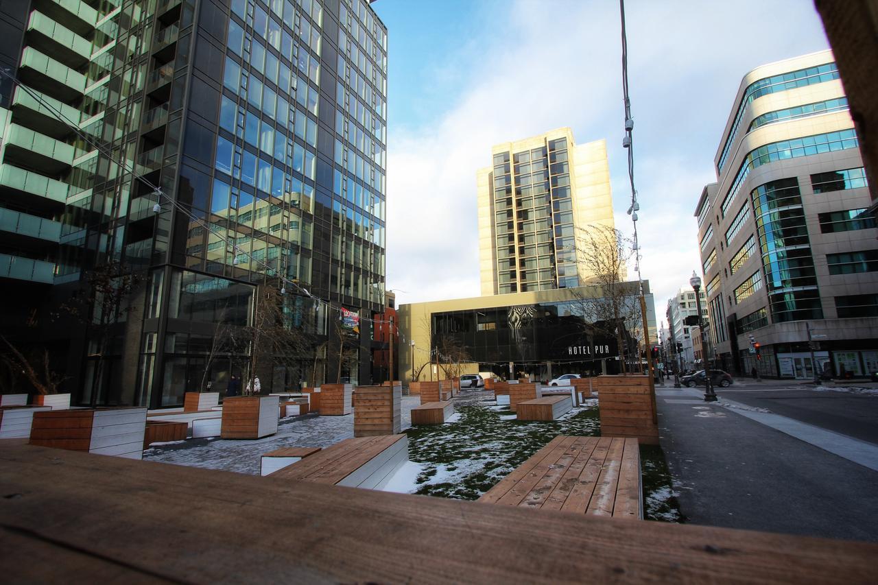 Apartament Les Lofts De La Cite Québec Zewnętrze zdjęcie