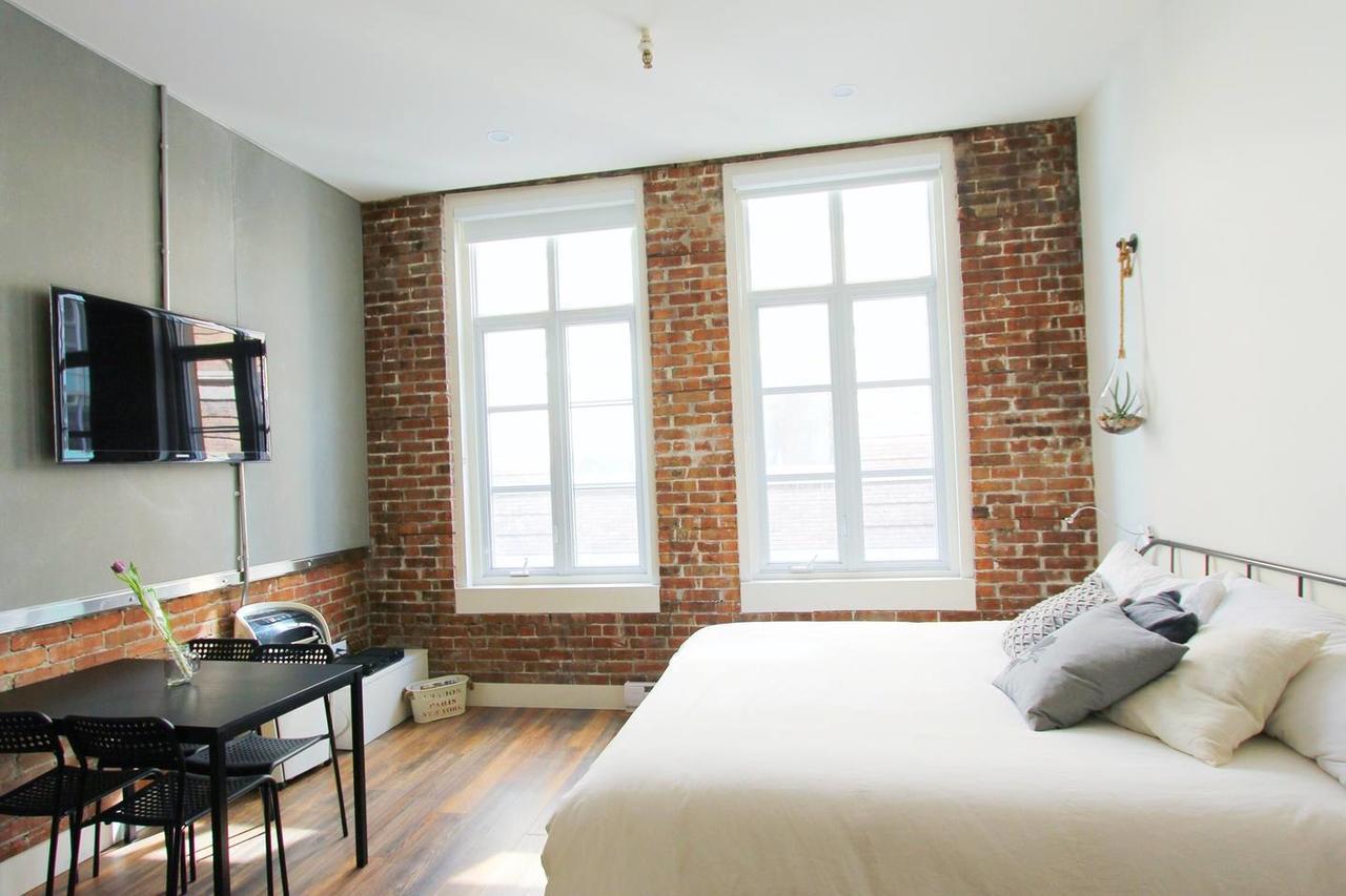 Apartament Les Lofts De La Cite Québec Zewnętrze zdjęcie