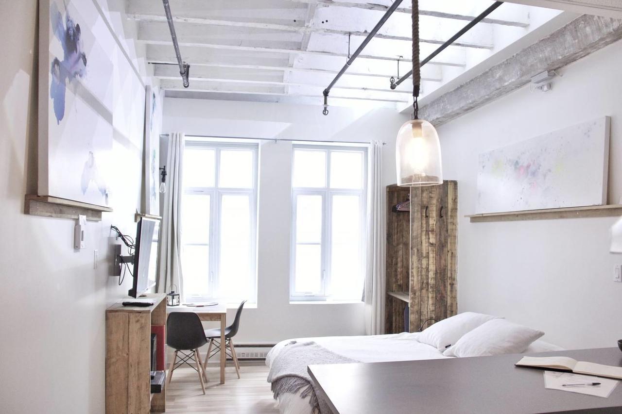 Apartament Les Lofts De La Cite Québec Zewnętrze zdjęcie